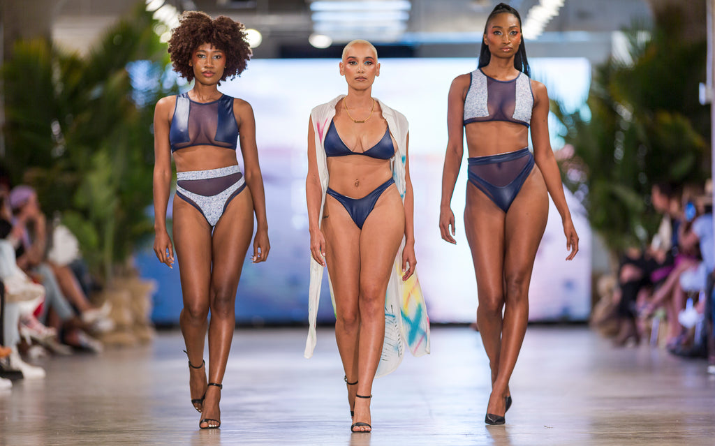 Shift Swim live broadcast of Bikini Beach Aus Fashion Show at L.A Swim Week